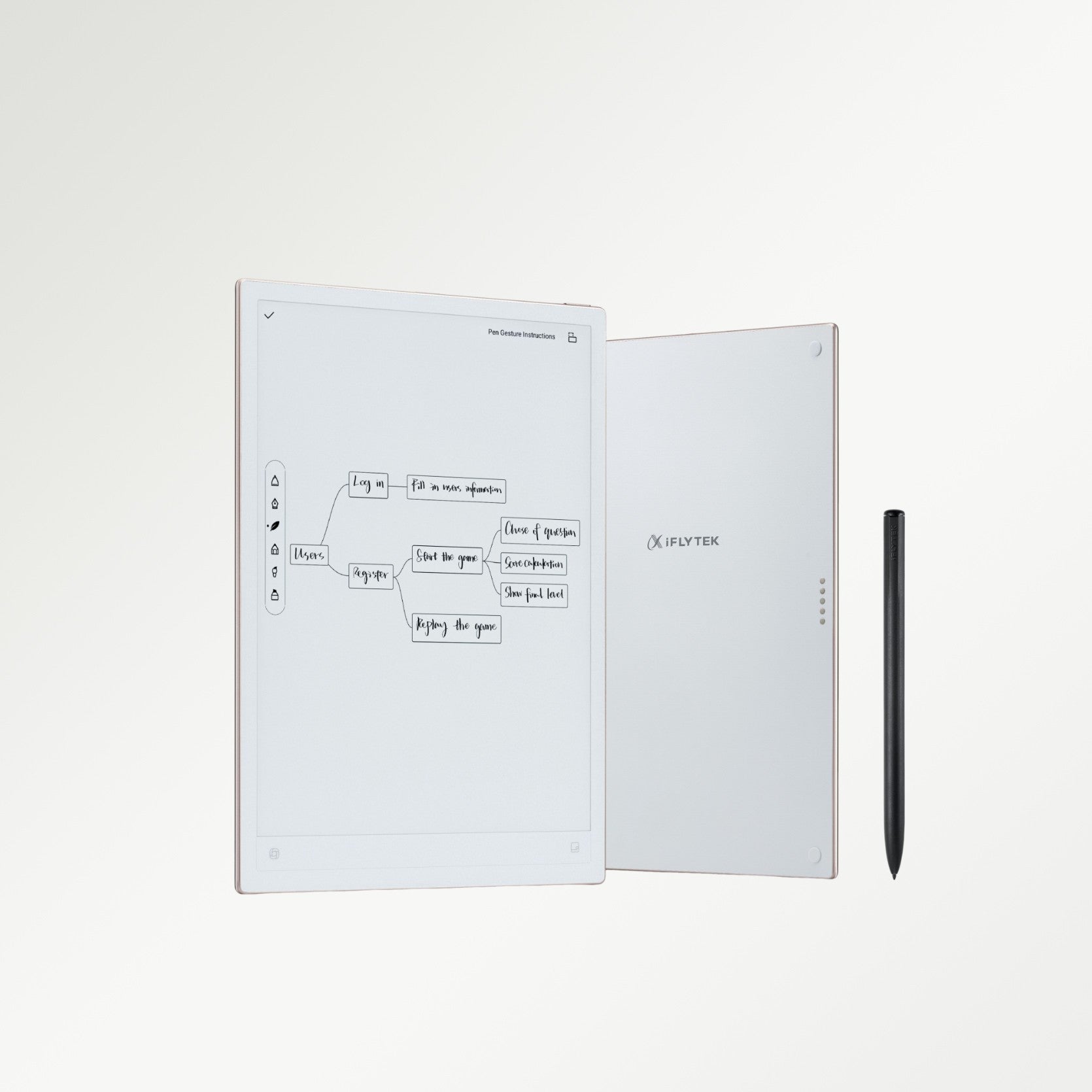 AINOTE 2 E-anteckningsbok inkl. penna + fodral - 10,65"