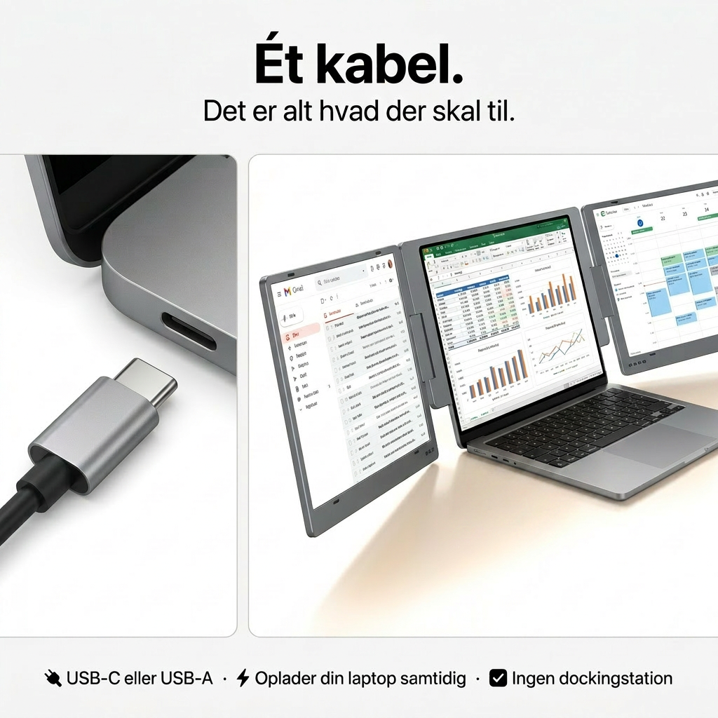 Alu Pro Bärbar Duo Skärmförlängare