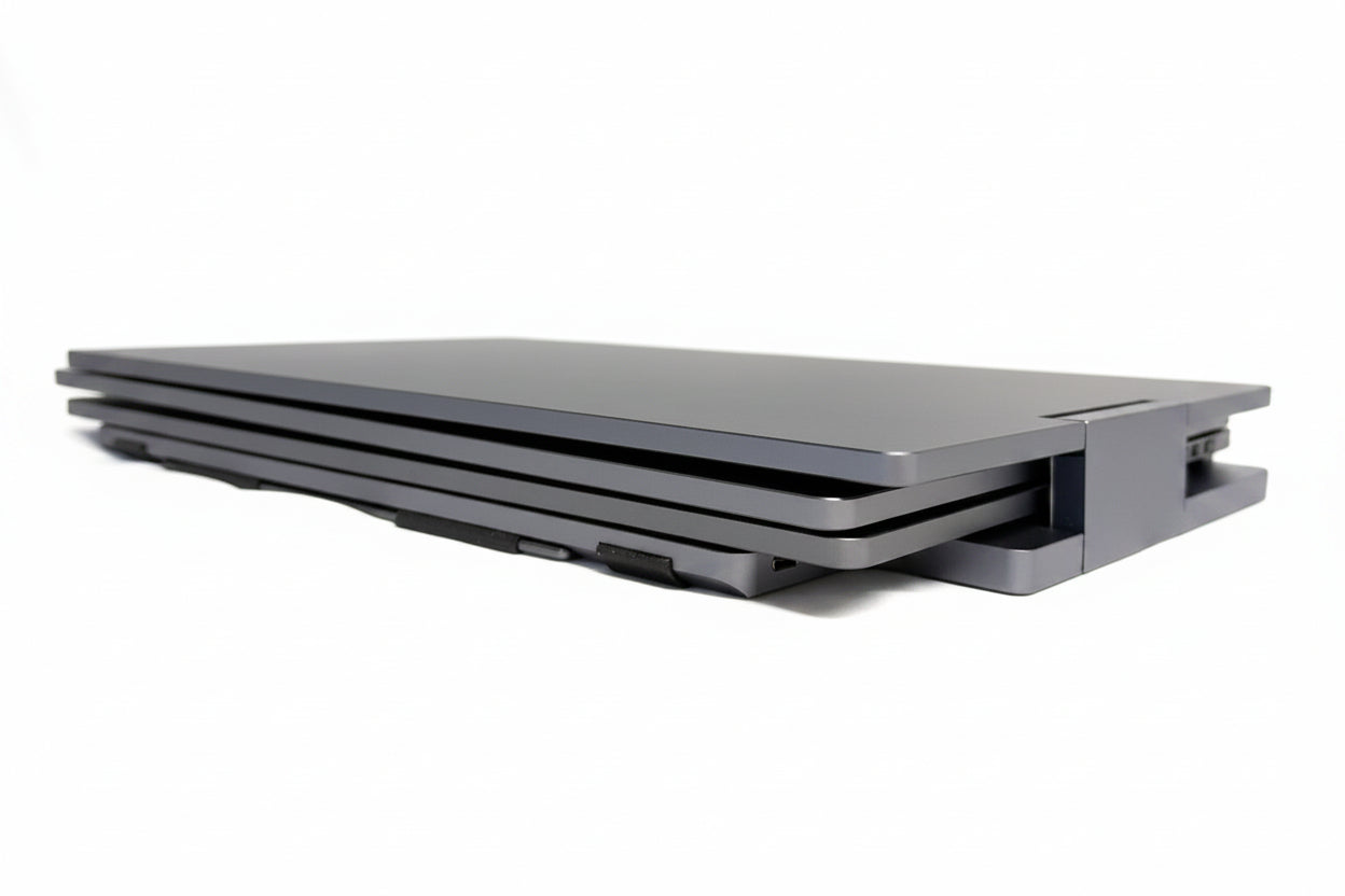 Alu Pro Bärbar Trippel Skärmutvidgare - 15,6"