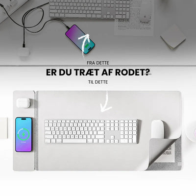 Trådlös laddningsskrivbordsunderlägg