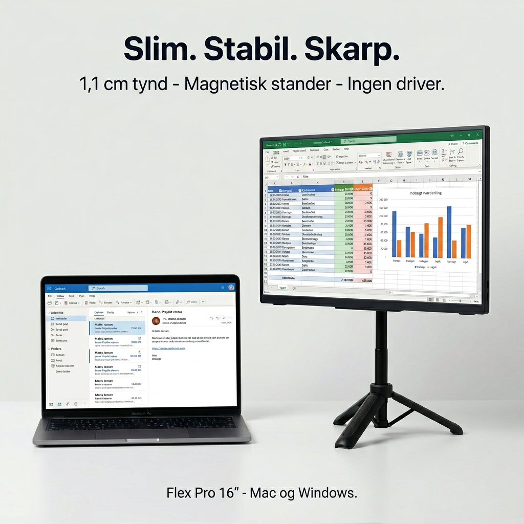 Bärbar skärm Flex Pro – 16"